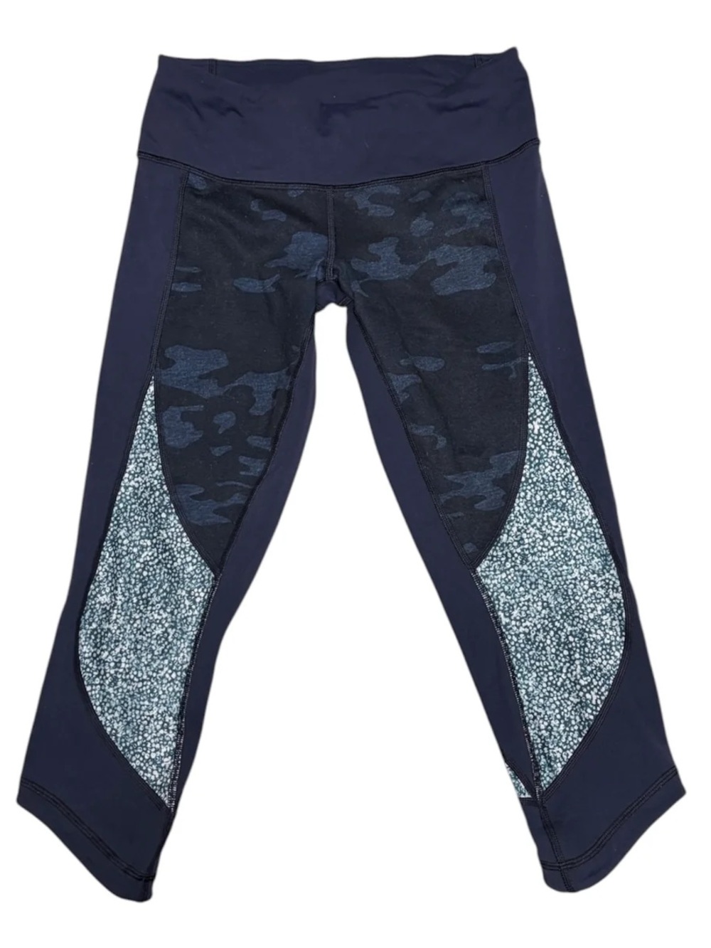 Lululemon Wunder Under Crop *Full-On Luon Heathered Texture Lotus Camo